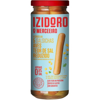 SALSICHA AVES TEOR SAL RED/IZIDORO 5UND