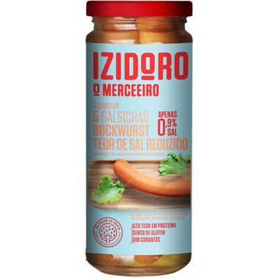 SALSICHA BOCK-TEOR SAL RED/IZIDORO 5UND