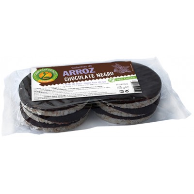 BOLACHA ARROZ CHOC/ NEGRO 100% 100GR