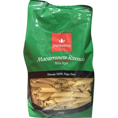MACARRONETE RISCADO PURISSIMO 500GR