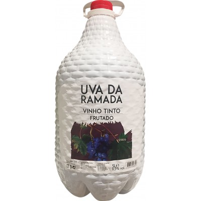 GARRAFAO VINHO TINTO UVA RAMADA 5LT