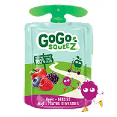 GOGO SQUEEZ MAC/FRUT/SILV 90GR