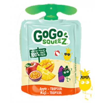 GOGO SQUEEZ MAC/TROPICAL 90GR