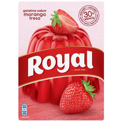 GELATINA PACOTE MORANGO ROYAL 114GR