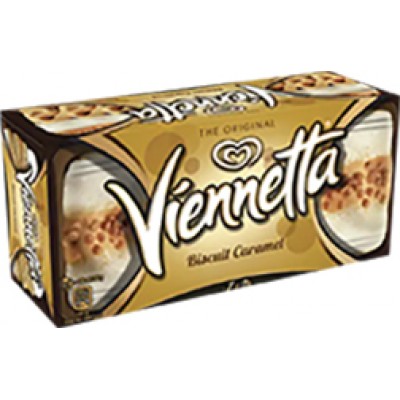GELADO VIENNETTA BISC/CARAMEL 350GR