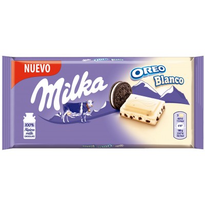 CHOCOLATE BRANCO OREO MILKA 100GR