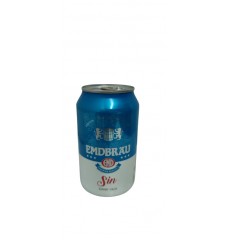 LATA CERVEJA EMDBRAU S/ALCOOL 330ML