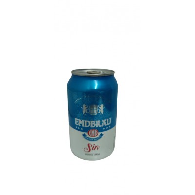 LATA CERVEJA EMDBRAU S/ALCOOL 330ML