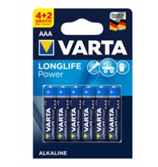 PILHA VARTA LONGLIFE POWER AAA 6UND