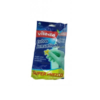 LUVAS VILEDA EXTRA SENSACAO TAM S