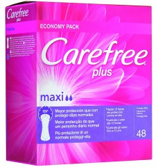 CAREFREE PLUS MAXI 48UND