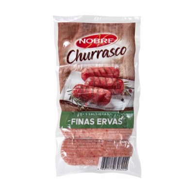 SALSICHA FINA ERVA CHUR/NOBRE 200GR