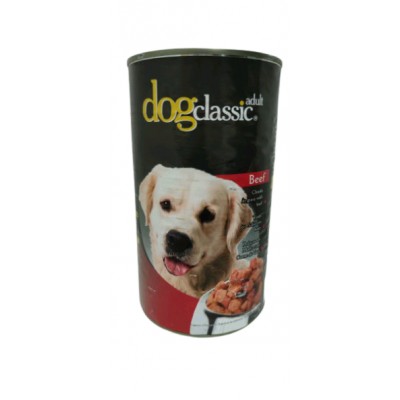 LATA DOG CLASSIC CARNE VACA 1250GR