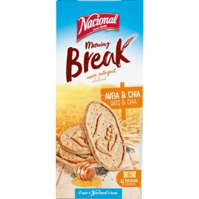 BOLACHA BREAK AVE/CHIA NACIONAL 300GR