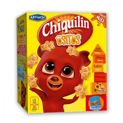 BOLACHA CHIQUILIN OSITOS MEL ARTIACH 120GR