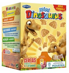 BOLACHA DINOSAURUS CEREAIS P4 124GR