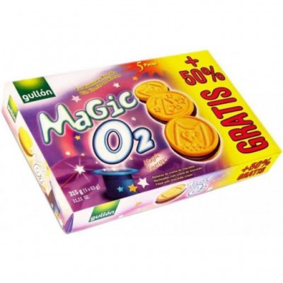 BOLACHA MAGIC O2 GULLON P5 315GR