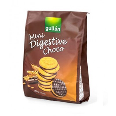 BOLACHA MINI DIGEST/CHOC GULLON 160GR