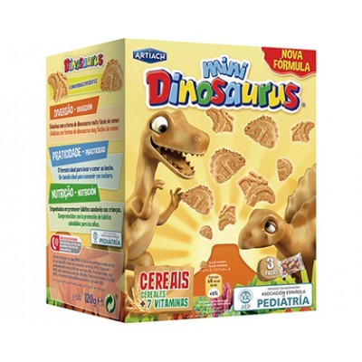 BOLACHA MINI DINOSAURU CEREAL 120GR