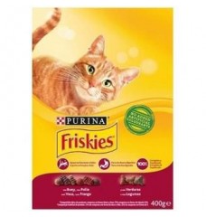CAIXA FRISKIES GATO VACA FRANGO 400GR