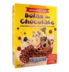 CEREAIS BOLAS CHOC AMANHECER 375GR