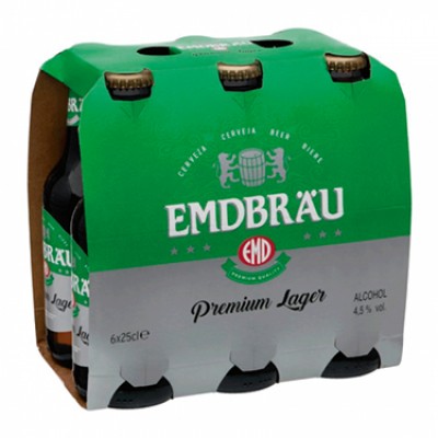 CERVEJA MINI EMDBRAU P6 250ML