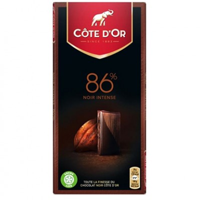 CHOC/INTENSO 86% COTE D´OR 100GR