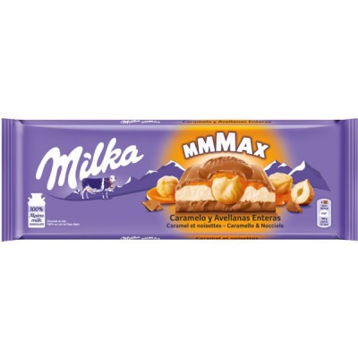 CHOCOLATE CARAM/AVELAS MILKA 300GR