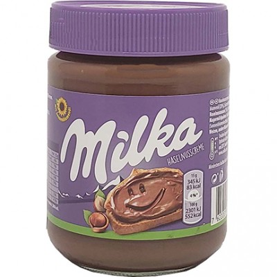 CREME CACAU AVELAS MILKA 360GR