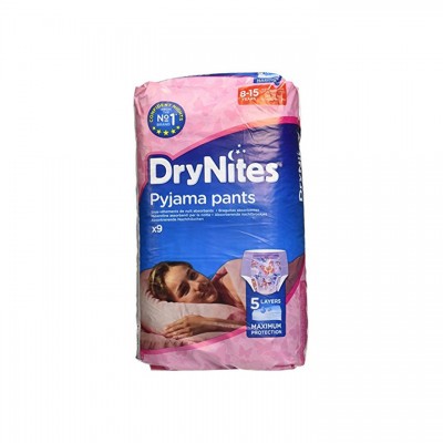 CUECA MENINA DRYNIGHTS 8-15 ANOS 9UND
