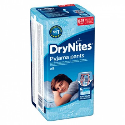 CUECA MENINO DRYNIGHTS 8-15 ANOS 9UND