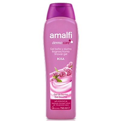 GEL BANHO ROSA SUAVE AMALFI 750ML