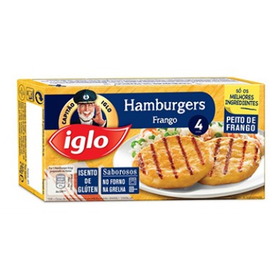 HAMBURGERS FRANGO S/GLUTEN IGLO 240GR