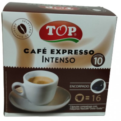 CAFE TOP D/GUSTO INTENSO N10 16UND