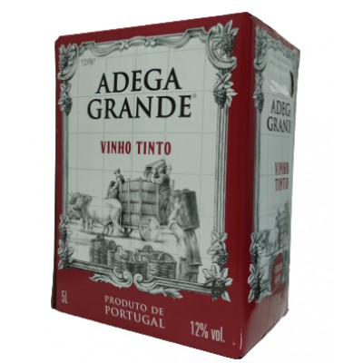 BOX VINHO TINTO ADEGA GRANDE 5LT