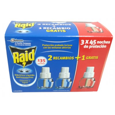 RAID RECARGA 135 NOITES 2+1UND