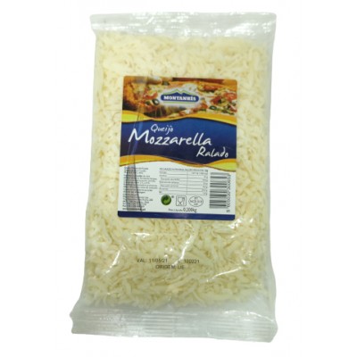 QUEIJO MOZZARELLA RALADO MONTANHES 200GR