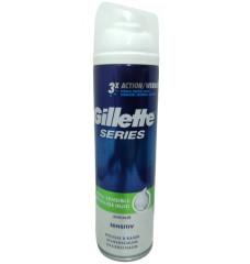 ESPUMA BARBEAR SENS/GILLETTE 250ML
