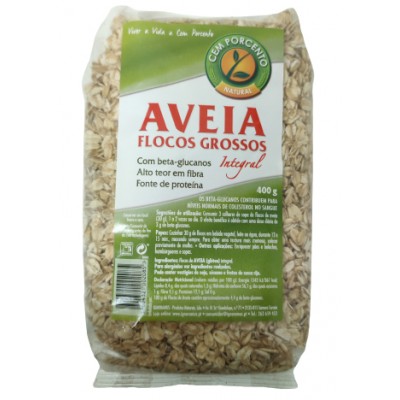 FLOCOS AVEIA GROSSOS 100% 400GR