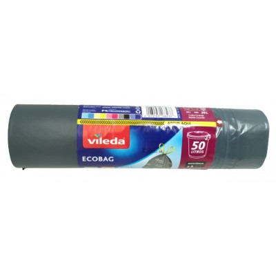 SACOS LIXO F/FACIL VILEDA 50LT 10UND