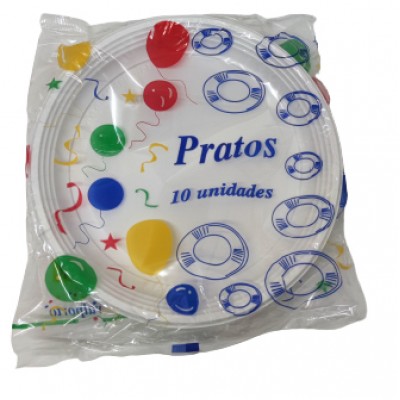 PRATO PLAST VALPORTO 23CM 10UND