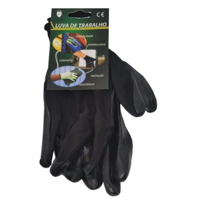 LUVAS NITRILO PRETO TAM8 GUALTER