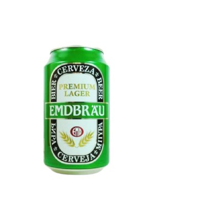 LATA CERVEJA EMDBRAU 330ML