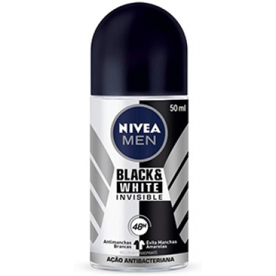NIVEA ROLL ON INV/BLACK WHITE MEN 50ML