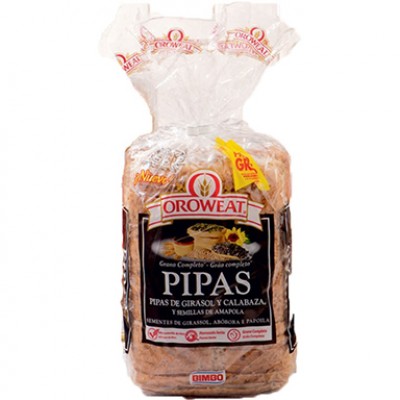 PAO FORMA OROWEAT PIPAS BIMBO 680GR