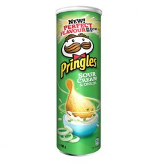 PRINGLES SOUR CREAM ONION 165GR
