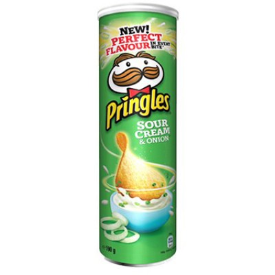 PRINGLES SOUR CREAM ONION 165GR