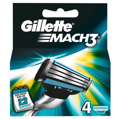 RECARGA GILLETTE MACH 3 4UND