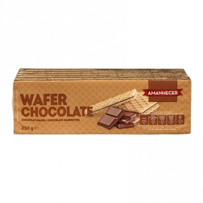 WAFER CHOCOLATE AMANHECER 250GR