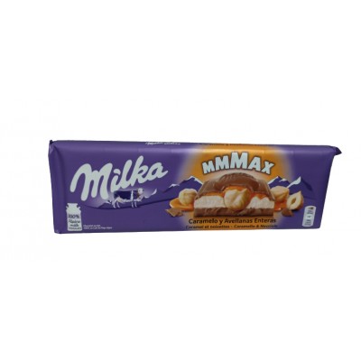 CHOCOLATE CARAMELO AVELA MILKA 276GR
